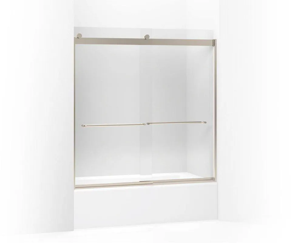 Kohler 706004-L-ABV Levity 59-5/8 in Sliding Shower Door with 1/4 in Crystal Clear Glass in Anodized Brushed Bronze
