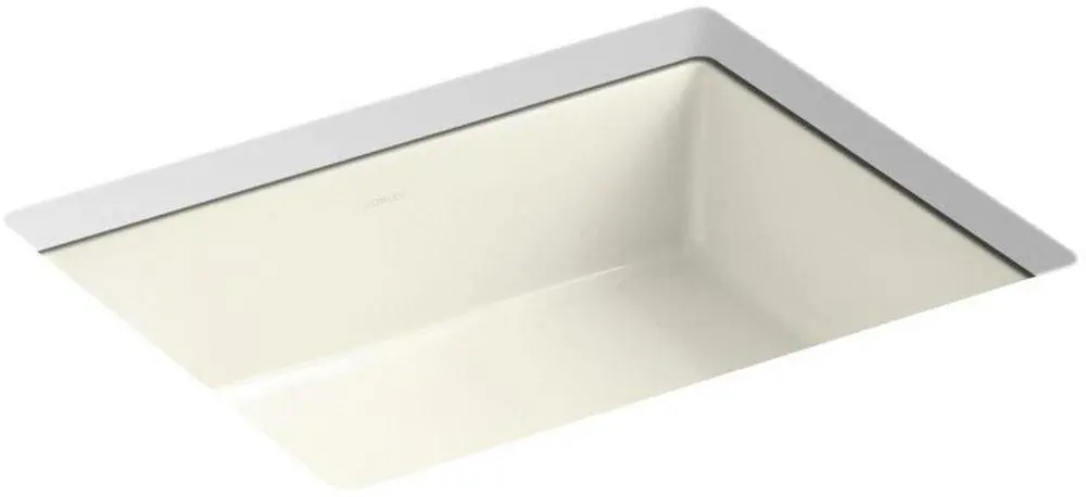 KOHLER 2882-96 Verticyl 19-13/16 x 15-5/8 in. Rectangular Undermount Bathroom Sink in Biscuit