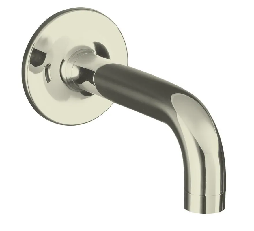 Kohler 14427-SN Purist Non-Diverter Tub Spout in Vibrant Polished Nickel