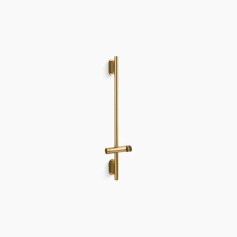 KOHLER 26314-2MB Statement 31-15/16 in. Shower Rail in Vibrant Brushed Moderne Brass