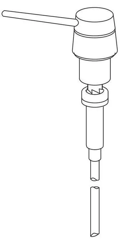 Moen 96469 Liquid Dispenser Pump and Nozzle Assembly in Polished Chrome