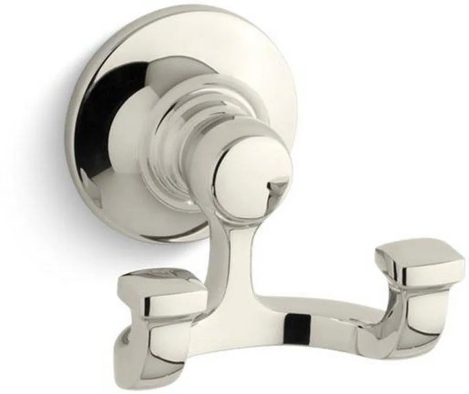 Kohler 11414-SN Devonshire 2 Robe Hook in Vibrant Polished Nickel