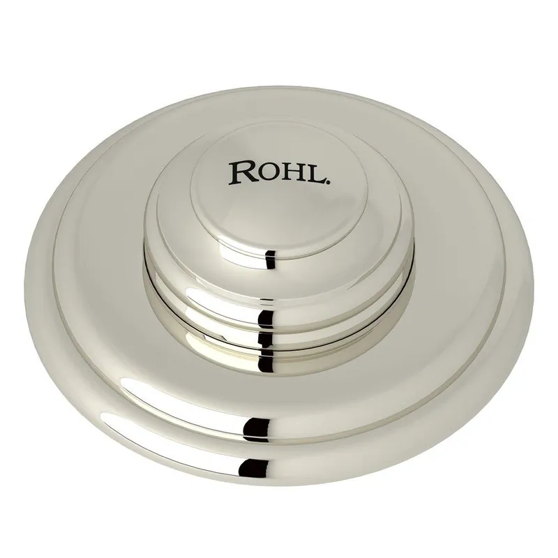 Rohl AS525PN Waste Disposal Air Switch Button in Polished Nickel