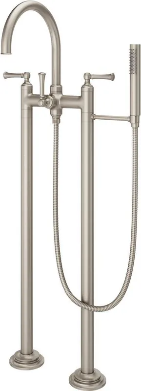 Pfister LG6-1TBK Tisbury Two Lever Handle Floor Mount Filler