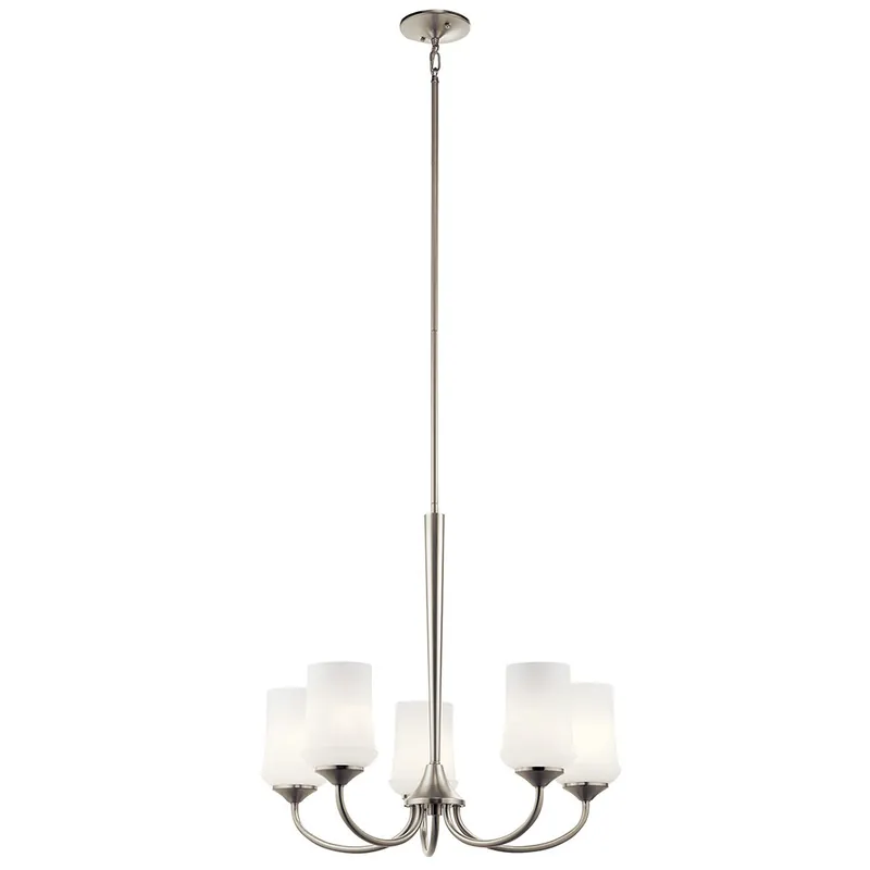 Kichler 43665NI Aubrey 5 Light Chandelier