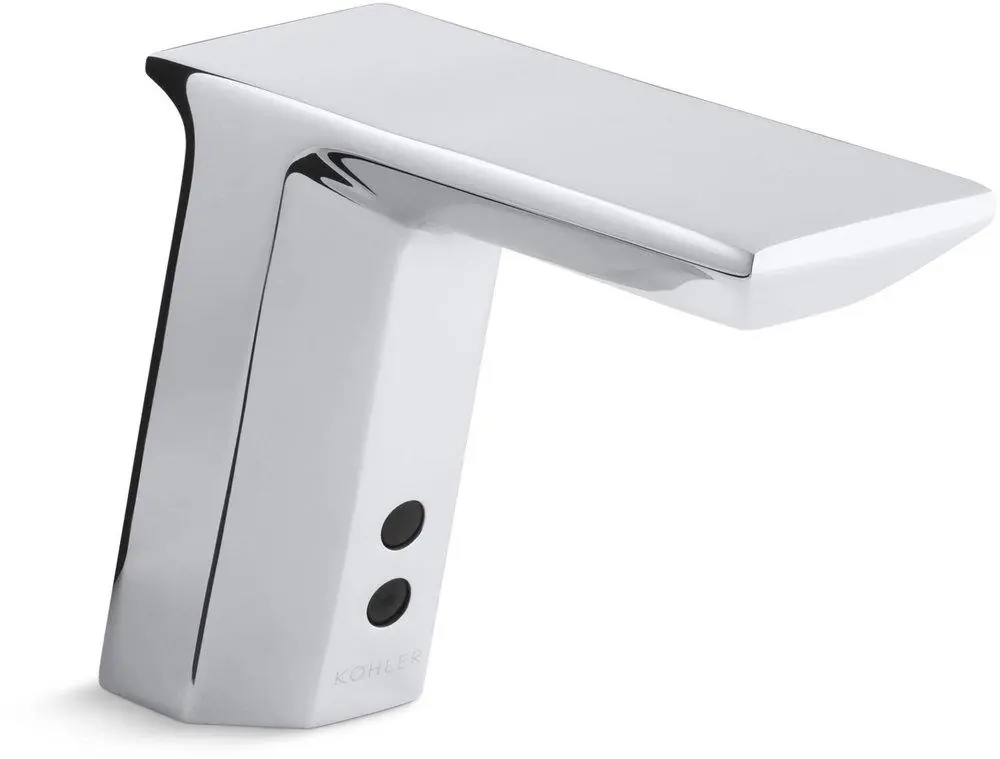 Kohler 13468-CP Geometric Sensor Bathroom Sink Faucet in Polished Chrome
