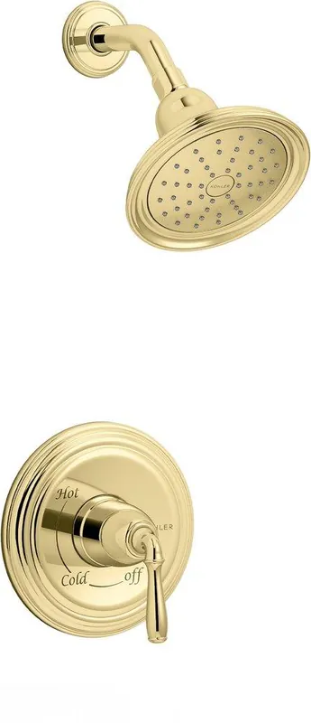 Kohler TS396-4G-PB Devonshire One Handle Single Function Shower Faucet Trim Only