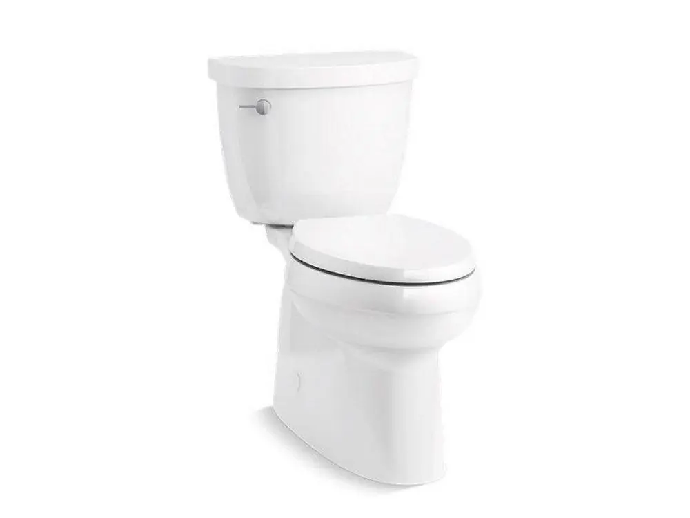 Kohler 5310-0 Cimarron 1.28 GPF Elongated Two Piece Toilet