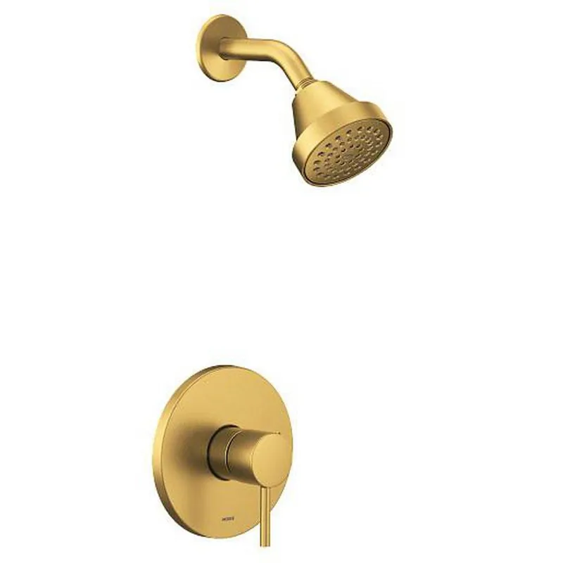 Moen UT2192EPBG Align One Handle Single Function Shower Faucet in Brushed Gold (Trim Only)