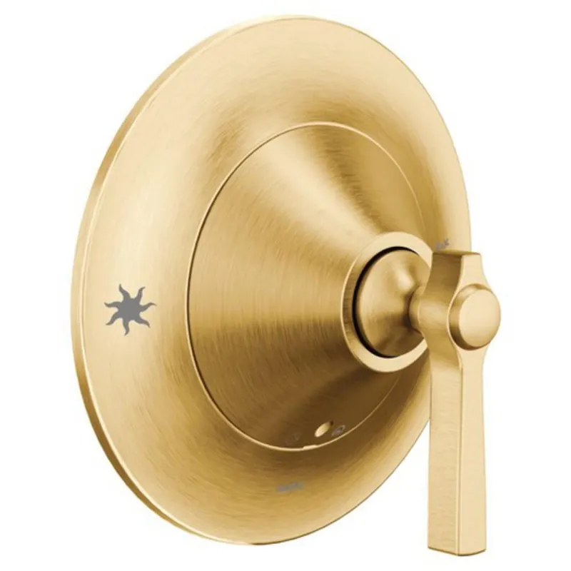 Moen TS2911BG Flara 1-Handle Posi-Temp Valve Trim in Brushed Gold