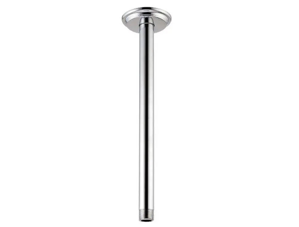 Pfister 015-12CC 12 x 1/2 x 1-1/2 in. NPT Brass Ceiling Mount Shower Arm and Flange