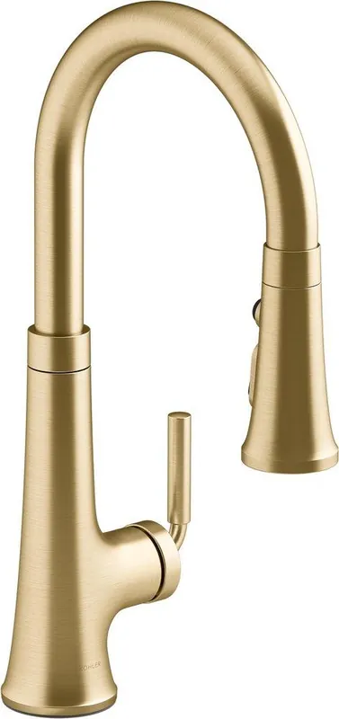 KOHLER 23764-2MB Tone Single Handle Pull Down Kitchen Faucet