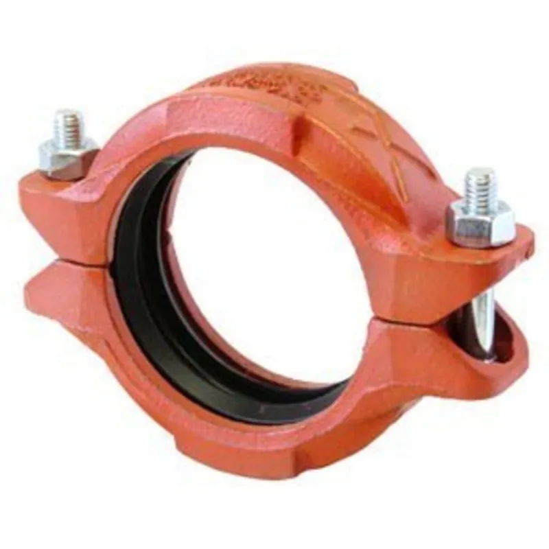 Gruvlok GVLF-7401-150-EP-GALV 1-1/2 Coupling RigidLok - Galvanized - GR x GR (EPDM (Green & Red))