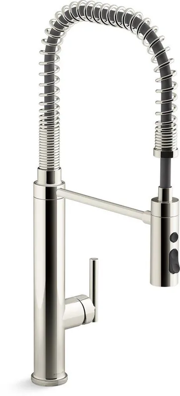 Kohler 24982-SN Purist Single Handle Kitchen Faucet in Vibrant Polished Nickel