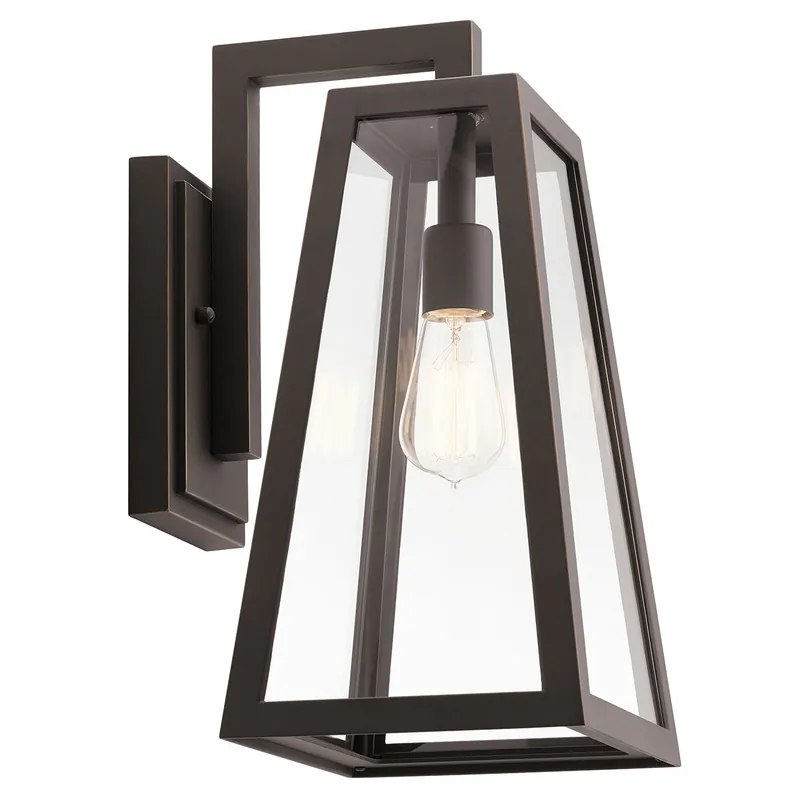Kichler 49332RZ Created With Minimalistic 1-Light Outdoor Wall Light Rubbed Bronze
