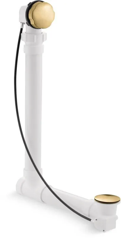 Kohler 7213-2MB ClearFlo Metal Cable Drain in Vibrant Brushed Moderne Brass