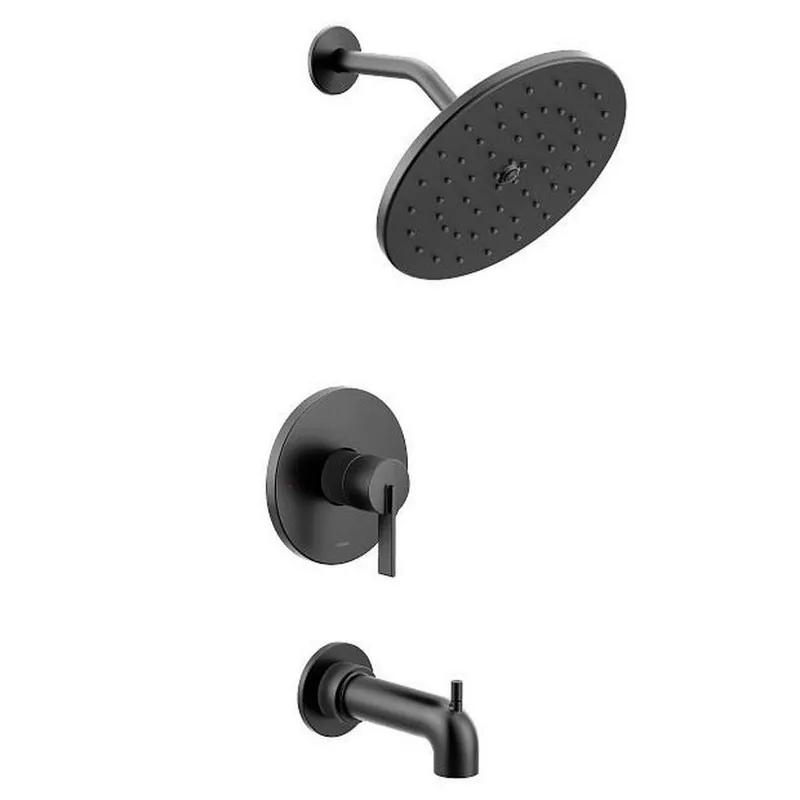 Moen UT3363EPBL Cia One Handle Single Function Bathtub & Shower Faucet in Matte Black (Trim Only)