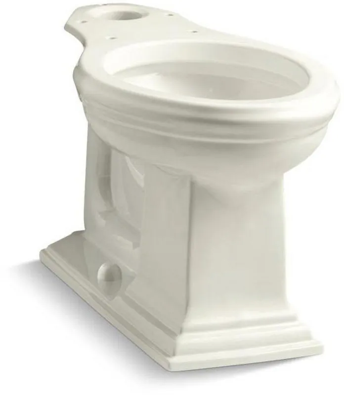 KOHLER 4380-96 Memoirs Elongated Toilet Bowl in Biscuit