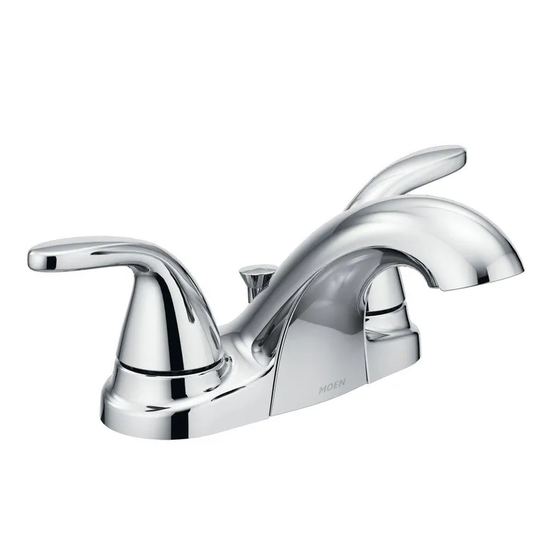 Moen 84603 Adler Two Handle Centerset Bathroom Sink Faucet in Chrome