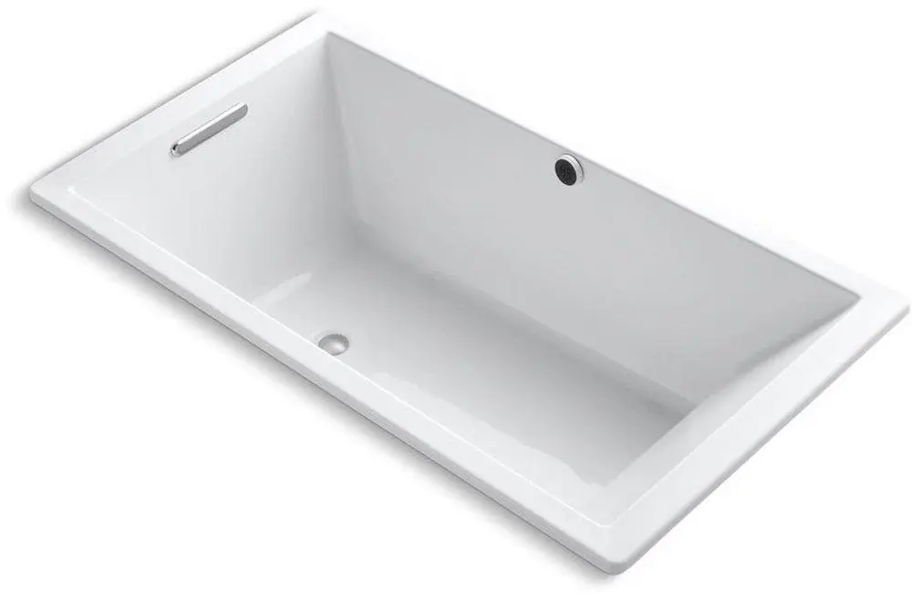 Kohler 1136-W1-0 Underscore 66 x 36 in. Combo Drop-In Bathtub with End Drain