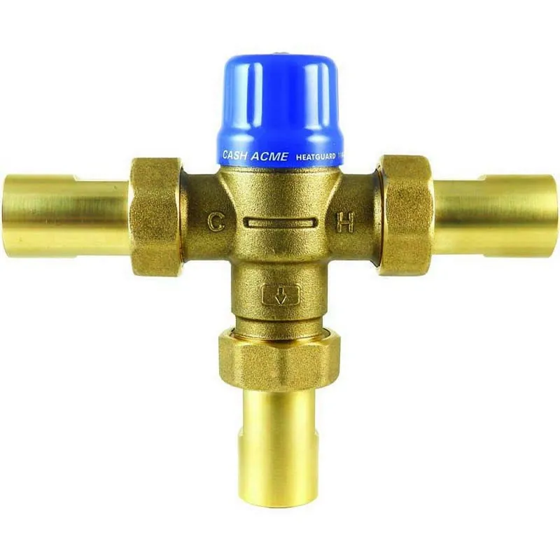 Cash Acme 24502 Heatguard 110-D Series 3/4 in. Sweat Thermostat Mixing Valve