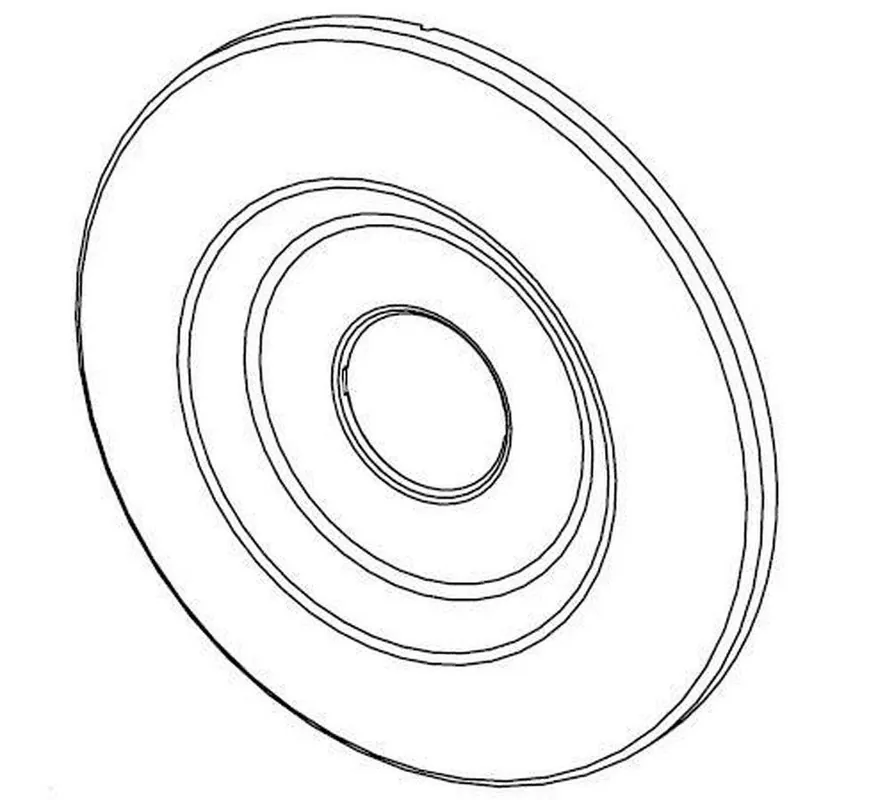 Pfister 960-045A Ashfield Flange in Polished Chrome