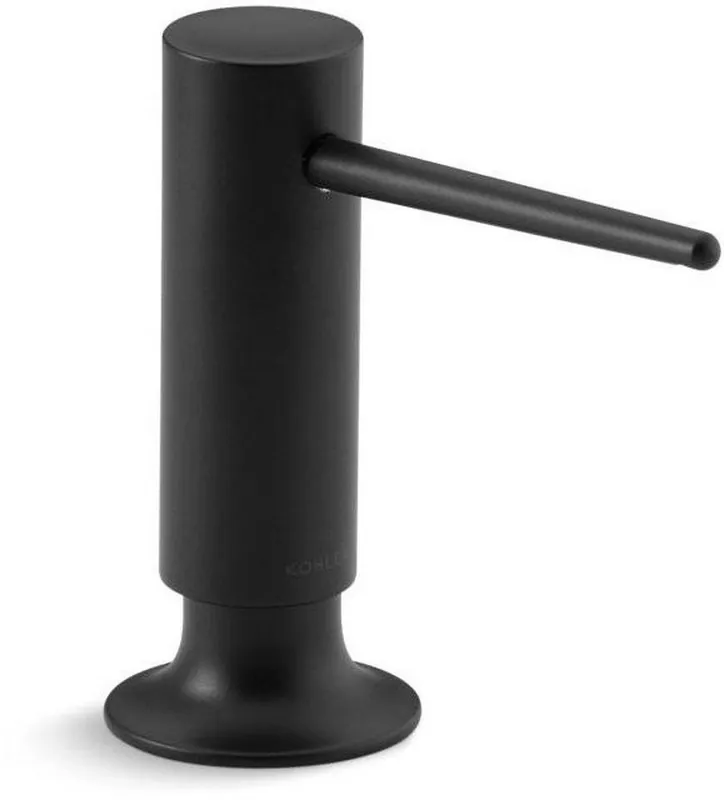 Kohler 1995-BL 4-7/16 in. 16 oz Kitchen Soap Dispenser in Matte Black