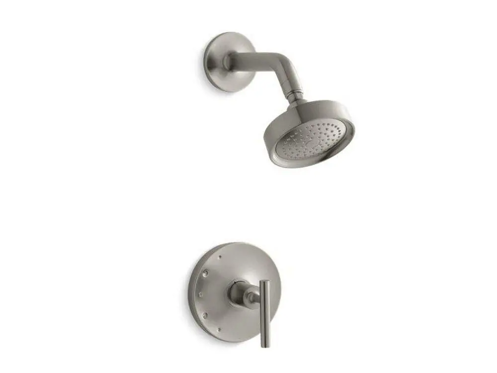 Kohler TS14422-4-BN Purist One Handle Single Function Shower Faucet in Vibrant Brushed Nickel Trim Only