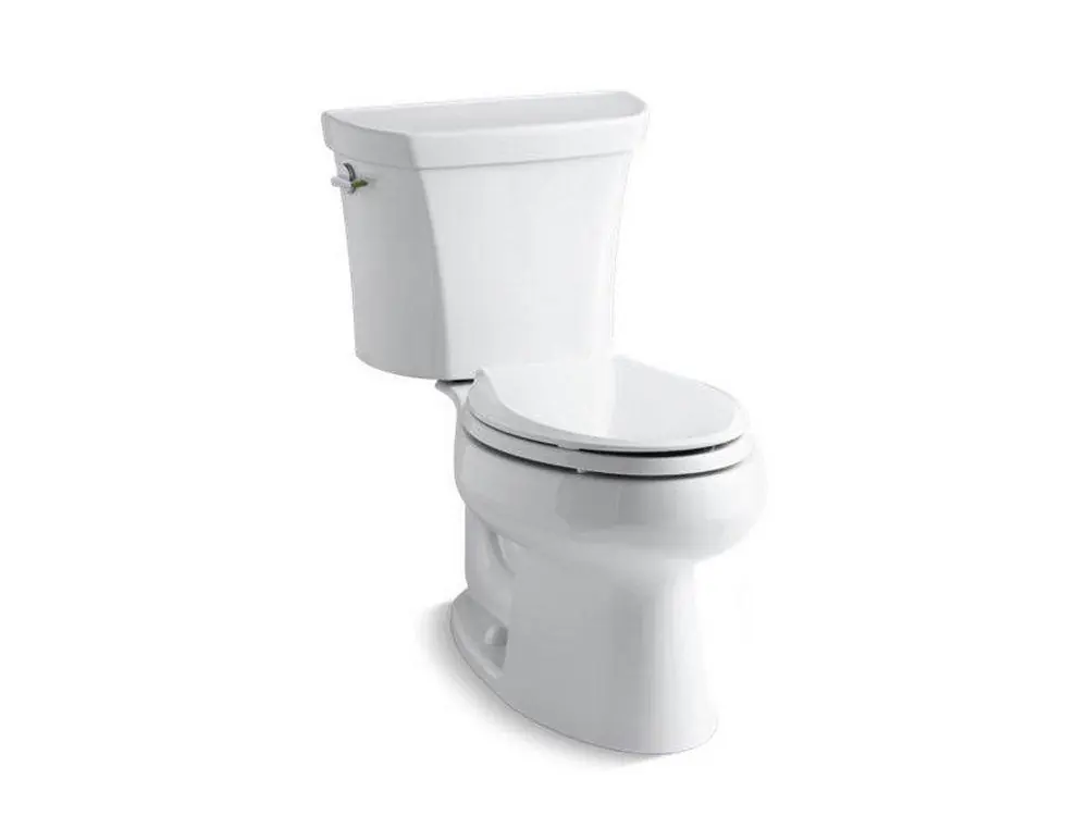 Kohler 3988-0 Wellworth 1.1 gpf/1.6 gpf Dual Flush Elongated Two Piece Toilet in White