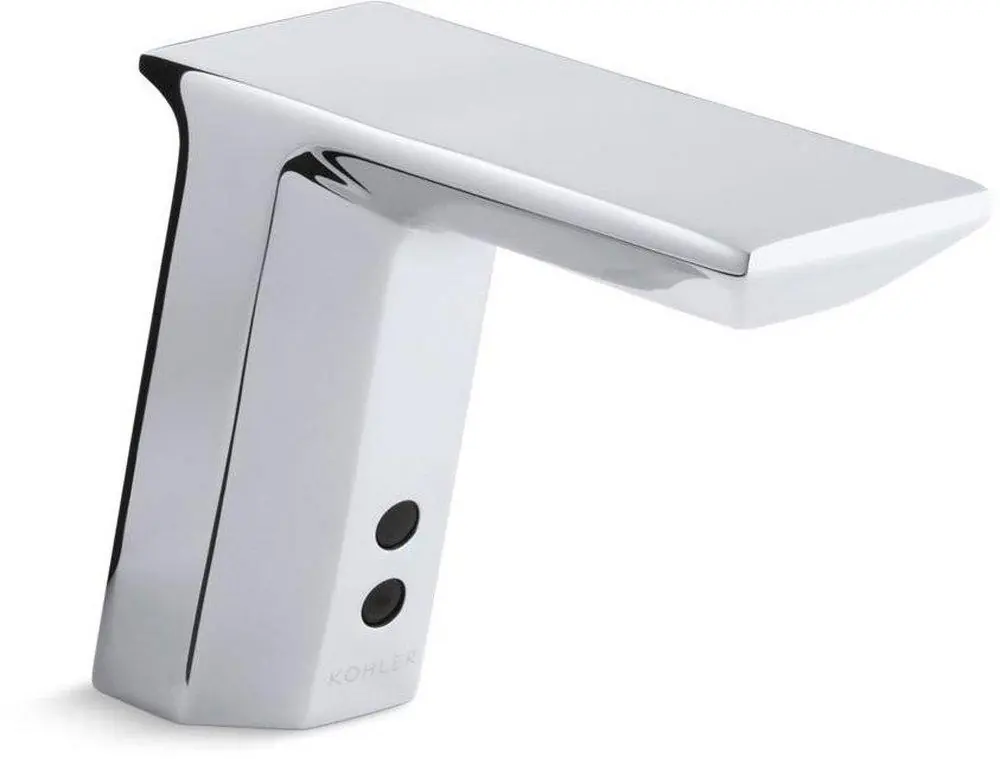 Kohler 13466-CP Geometric Sensor Bathroom Sink Faucet in Polished Chrome
