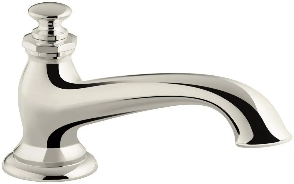 Kohler 72777-SN Artifacts Non-Diverter Tub Spout in Vibrant Polished Nickel