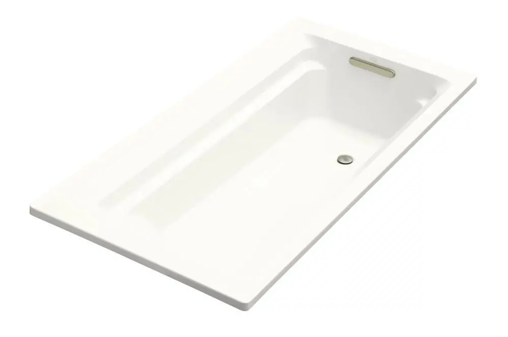 KOHLER 1125-0 Archer 72 x 36 in. Soaker Drop-In Bathtub with Reversible Drain
