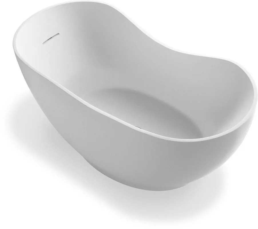 Kohler 1800-HW1 Abrazo 66 x 31-1/2 in. Soaker Freestanding Bathtub with Center Drain