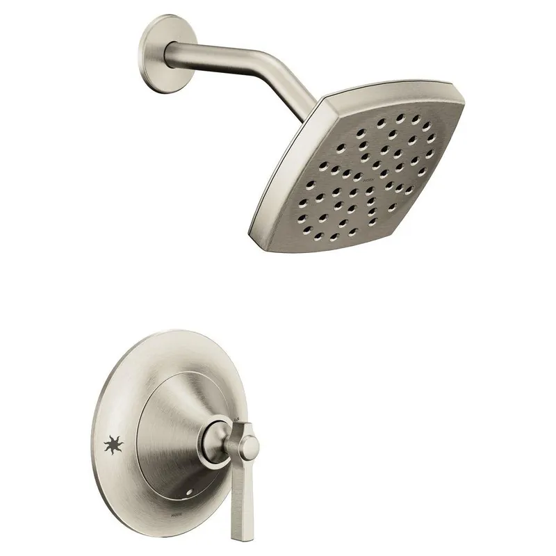 Moen TS2912BN Flara One Handle Single Function Shower Faucet in Brushed Nickel (Trim Only)