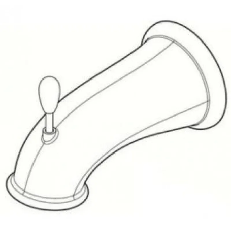 Pfister 920-523A Avalon Diverter Tub Spout in Polished Chrome