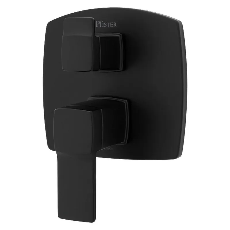 Pfister R89-SDAB Deckard Two Handle Thermostatic Valve Trim in Matte Black