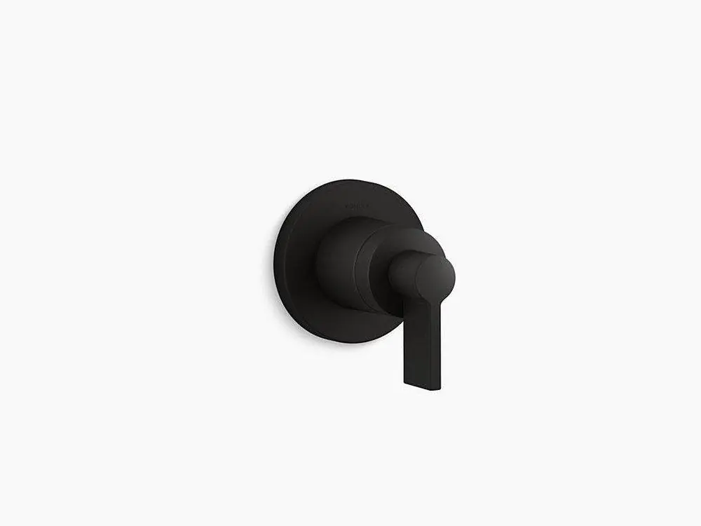 KOHLER T78026-4-BL Components Single Handle Diverter Valve Trim in Matte Black