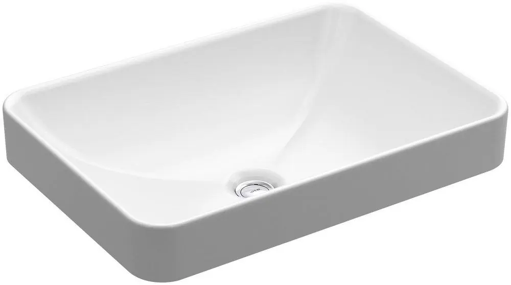 Kohler 5373-0 Vox® 22-5/8 x 16-1/8 in. Rectangular Vessel Mount Bathroom Sink
