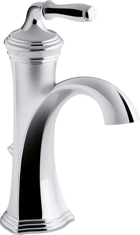 KOHLER 193-4-CP Devonshire Single Handle Centerset Bathroom Sink Faucet in Polished Chrome