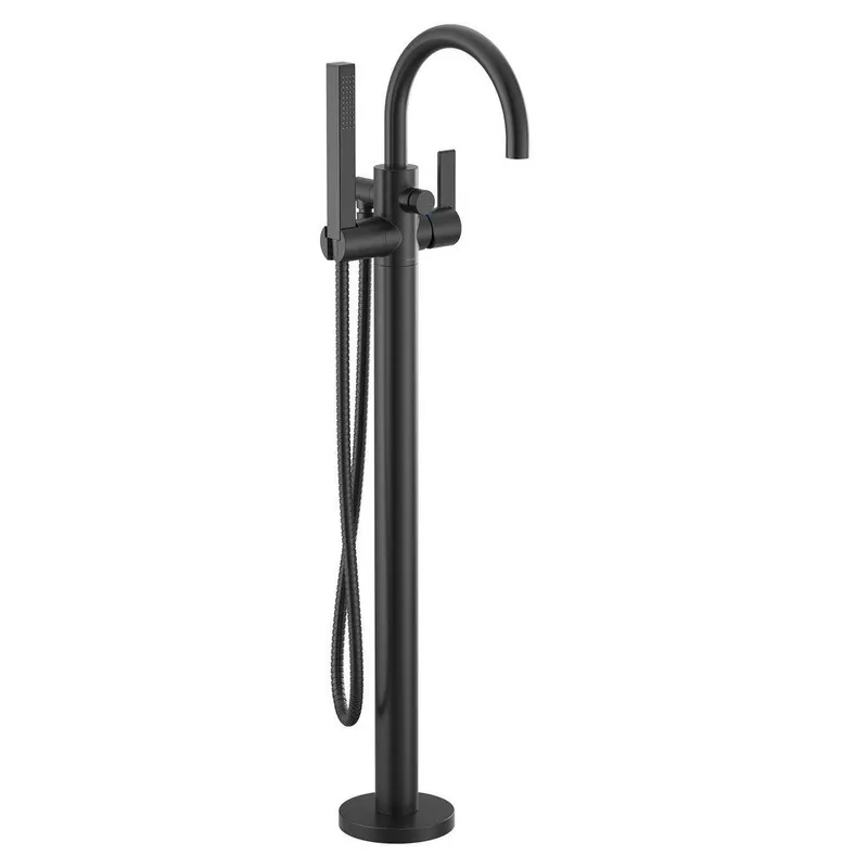 Moen 615BL Cia Single Handle Tub Filler with Handshower in Matte Black
