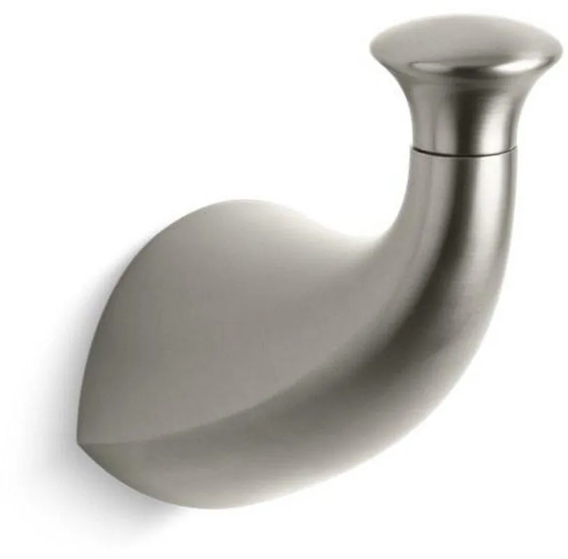 Kohler 37055-BN Alteo 1 Robe Hook in Vibrant Brushed Nickel