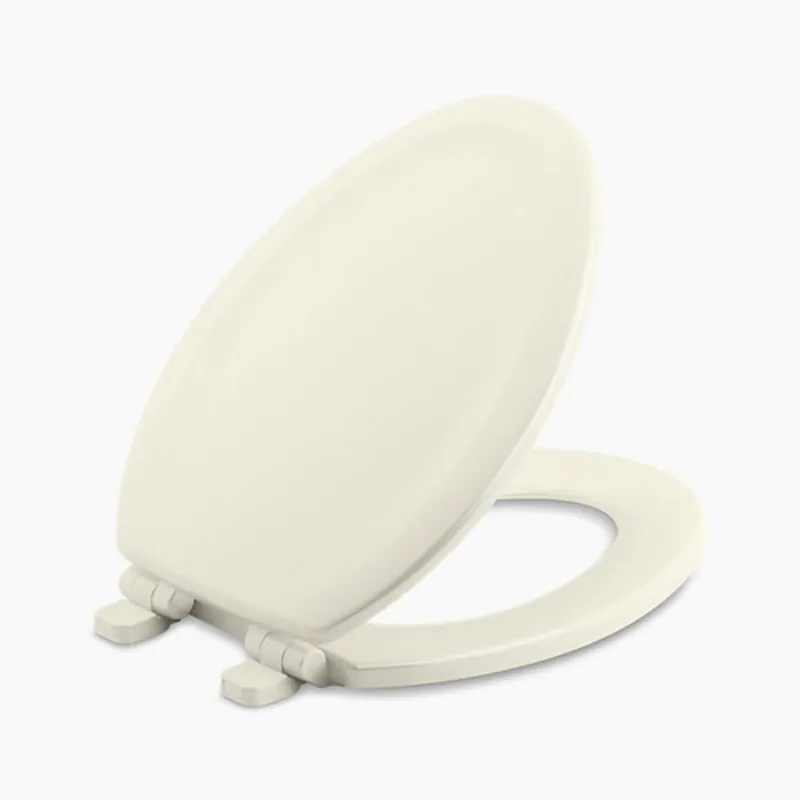 Kohler 20466-96 Stonewood Quiet-Close Elongated Closed Front Toilet Seat in Biscuit