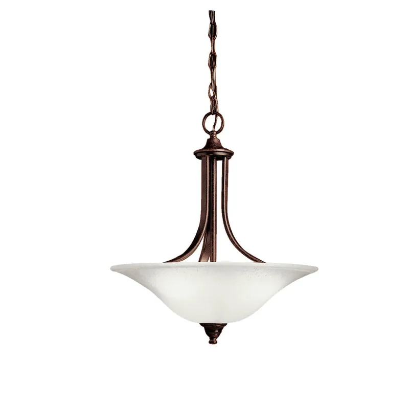 Kichler 3502TZ Dover 19in 3 Light Convertible Pendant