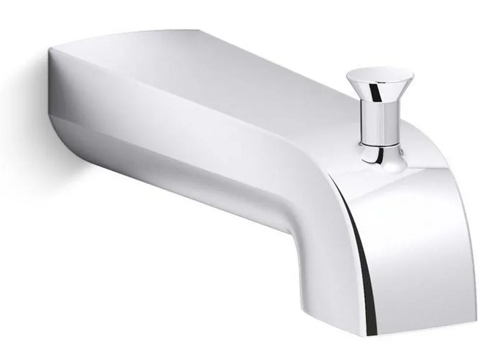 KOHLER 97089-CP Pitch Wall Mount Filler in Polished Chrome