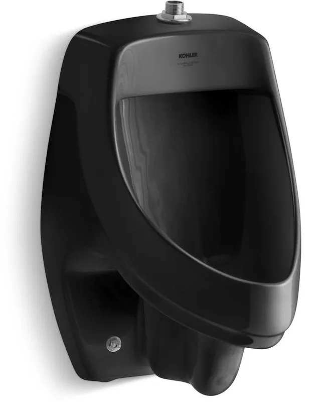 KOHLER 5016-ET-7 Dexter Siphon Jet Urinal in Black Black