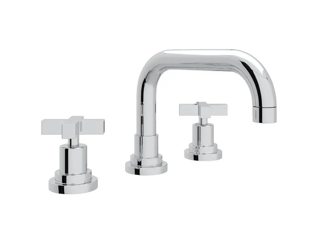 Rohl A2218XMAPC-2 Lombardia Two Handle Widespread Bathroom Sink Faucet in Polished Chrome