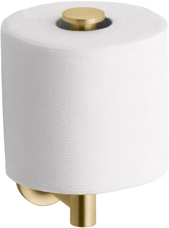 Kohler 14444-2MB Purist Vertical and Wall Toilet Tissue Holder