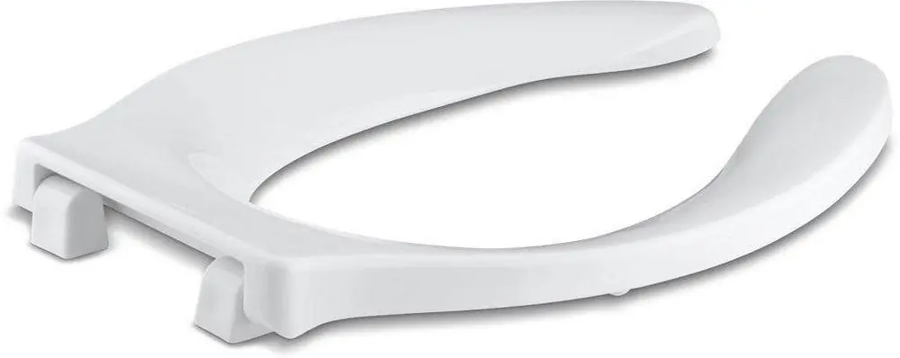 Kohler 4731-SC-0 Stronghold Elongated Open Front Toilet Seat in White