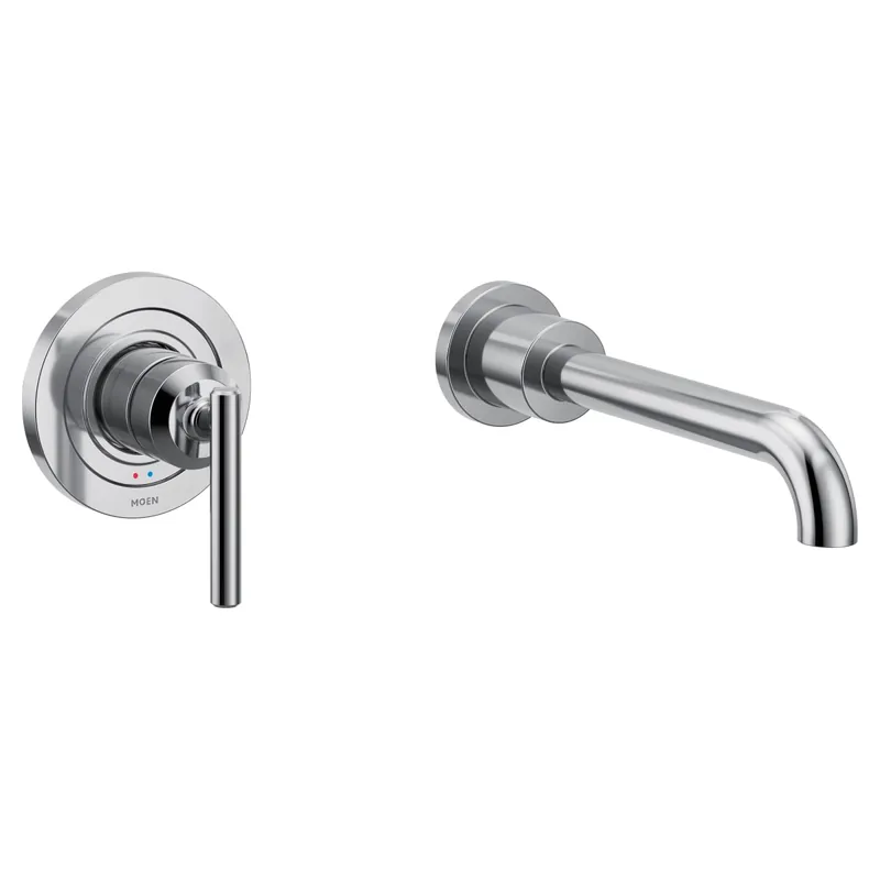 Moen WT961 Gibson 1-Handle Wall Mount Roman Tub Faucet Trim Kit in Chrome (Valve Not Included)