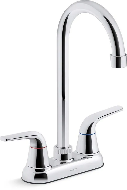 Kohler 30617-CP Jolt® Two Handle Bar Faucet in Polished Chrome